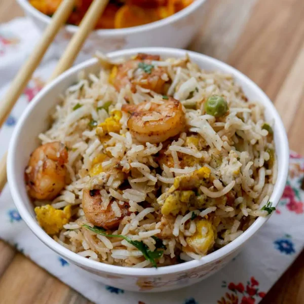 Fried Rice Prawns